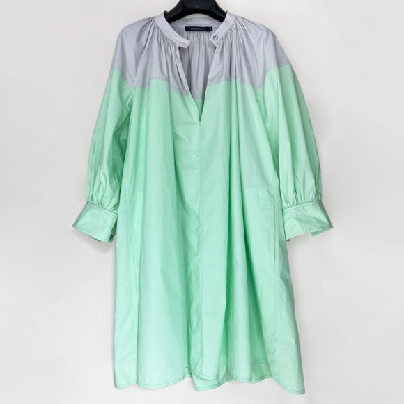 Sofie D’Hoore colourblock cotton poplin dress, size 34 - Picture 11 of 15